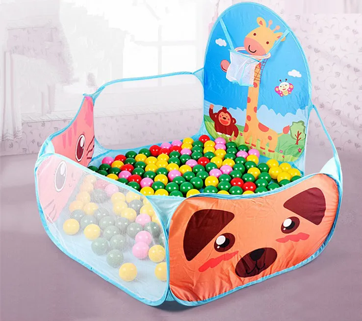 

Foldable Kids Ocean Ball Pools Kids Play Tent Indoor Outdoor toy For Children Gift House Play Hut Pool Play Tent