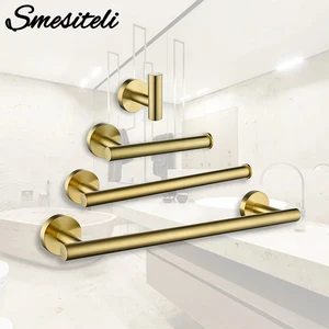 Матовый золотой держатель туалетной бумаги из нержавеющей стали настенный крючок держатель для полотенец шкаф-органайзер для кухни аксессуары для ванной комнаты