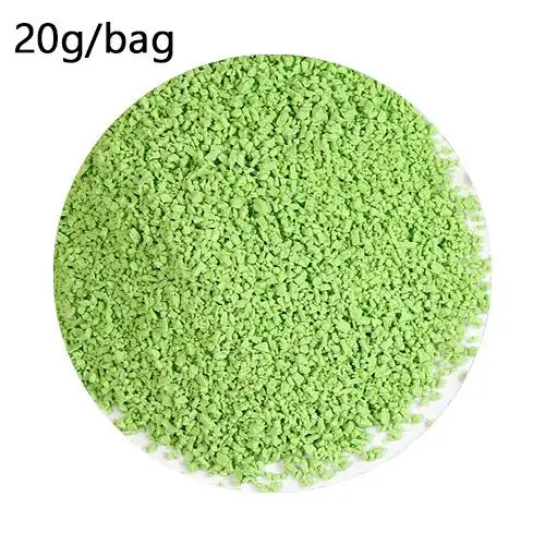 20g Light Green 20 г/пакет Аддитивные амулеты поддельные спринклеры для наполнителя слизь поставки Diy для десерта, шоколада бисерная глина слизь торт украшения игрушки - Цвет: 20g Light Green