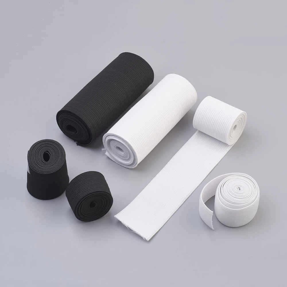 

10 Strands Flat Elastic Rubber Band Webbing Garment Sewing For DIY Making Clothing Masks Garment Accessories