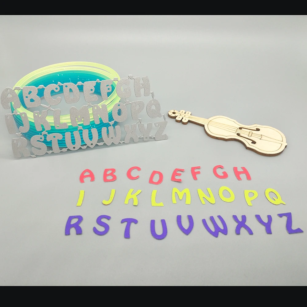 

New 26-letter metal cutting die, scrapbooking, photo album decoration, DIY cardboard, handmade crafts