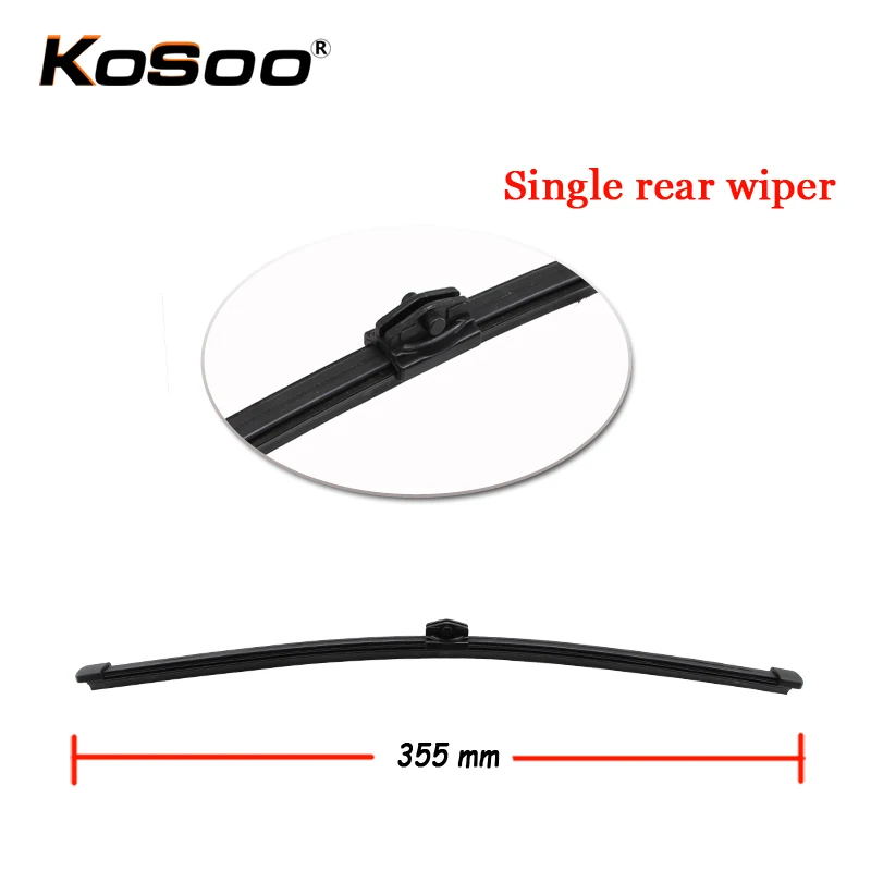 Автомобильные Задняя щетка автомобильного стеклоочистителя KOSOO для AUDI Q7 355 мм 2016