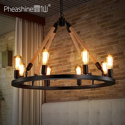 АМЕРИКАНСКИЕ ЖЕЛЕЗНЫЕ лампы в стиле ретро для гостиной ресторана лофт украшение
