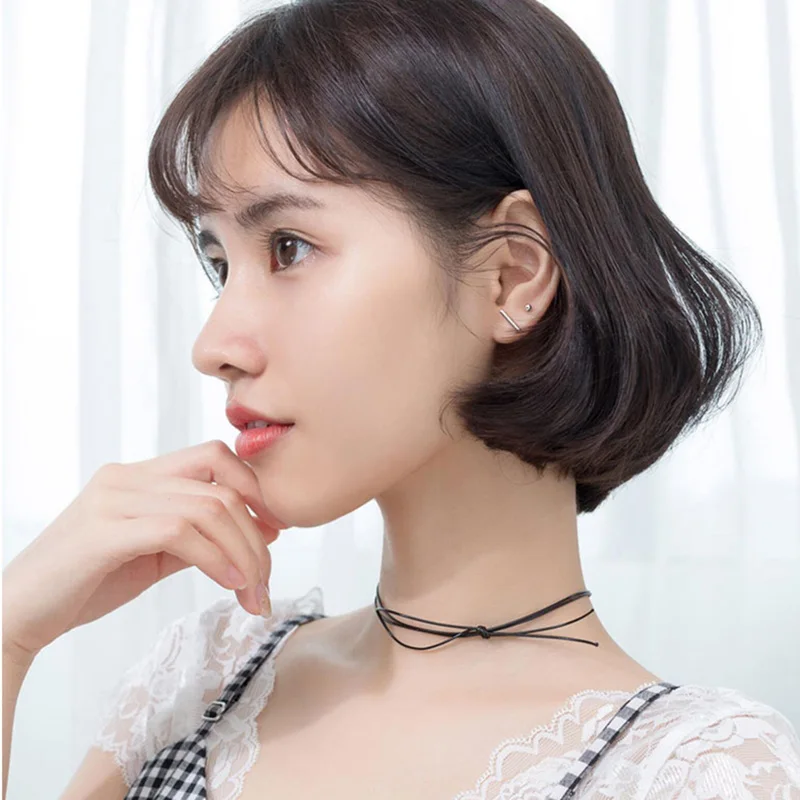 Женские и детские серьги гвоздики Trustdavis изящные однотонные из 100% настоящего