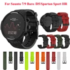 Замена для силиконового ремешка ремешок для наручных часов suunto 7 D5 кабели зарядных устройств с Suunto 9 Спартанский спортивные наручные HR Баро Смарт ремешок для наручных часов Correa