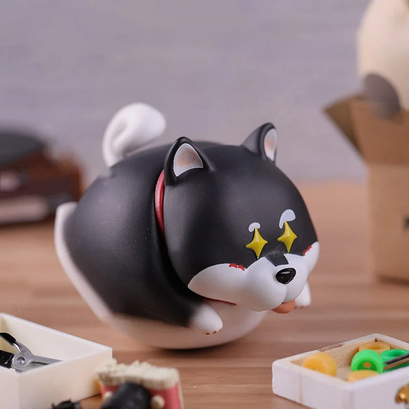 

Guru Flying Dog Blind Box Toy Caja Ciega Children Blind Bag Toy Character Cute Decoration Model Birthday Gift Doll Mystery Box