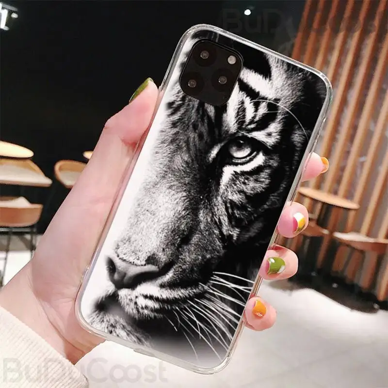 

Ferocious tiger sturdy tiger Phone Case For iPhone 7 8 Plus X XS Max XR Coque Case For iphone 5s SE 2020 6 6s 11Pro
