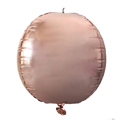 Rose gold 1 шт Многоцветный магический градиентный алюминиевый пленочный шар для свадебного украшения, украшения для дня рождения, подарки на день детей - Цвет: Rose gold