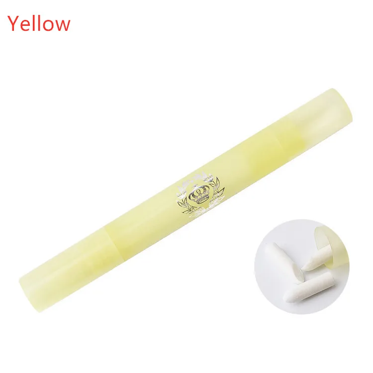 Yellow 1 шт., новинка, 4 цвета, Гель-лак для ногтей, средство для удаления ошибок, очиститель, корректор, ручки, растворяющий лак, гель, Маникюрный Инструмент - Цвет: Yellow