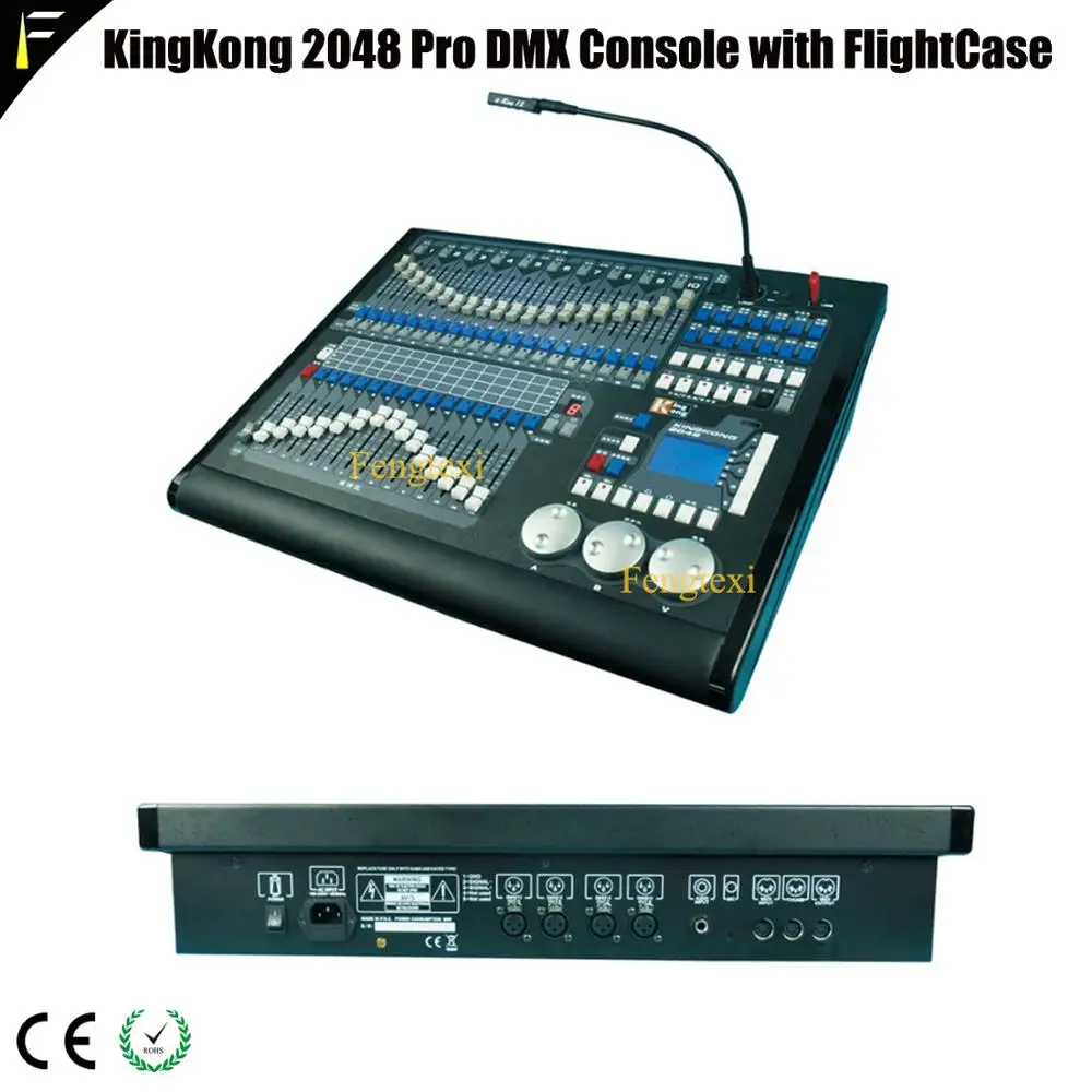 Pro Creator DMX контроллер Настольный 2048 DMX каналы сценический светодиодный луч движущаяся головка Dj контроллер освещения/консоль