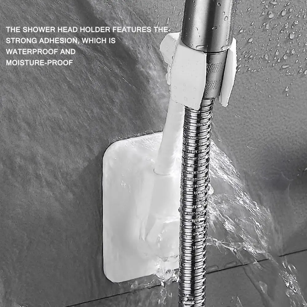 

Faucet Shower Bracket Adjustable Nozzle punch-free Shower Nozzle Base Shelf