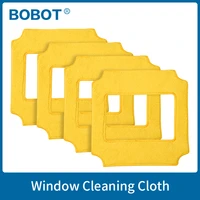 bobot 4pcs square microfiber cleaning pad glass cleaner robot tool window glass cleaner window vacuum cleaner