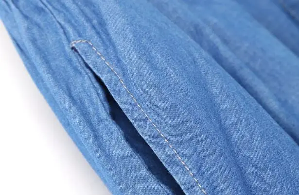 Модные женские повседневные джинсовые шорты с карманами и дырками синие