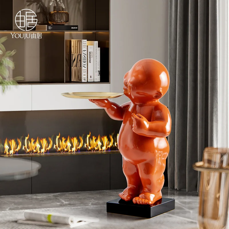 

Home Decoration Accessories For Living Room Lovely Sculpture Originality Buddha Statue Collectible Figurines Room Decor Ornament