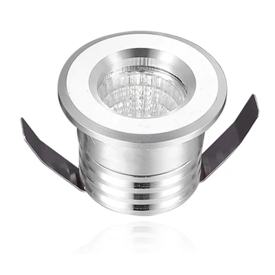 Светодиодный светильник COB Super small 3W COB 85~ 265V Круглый Встраиваемый светодиодный точечный светильник для внутреннего магазина счетчик домашнего кухонного освещения - Испускаемый цвет: Silver