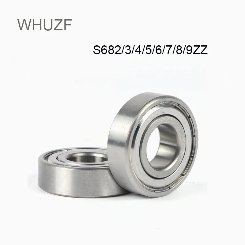 

10 шт., S682ZZ S683ZZ S684ZZ S685ZZ S686ZZ S687ZZ S688Z S689ZZ, миниатюрный радиальный шарикоподшипник с глубоким желобом