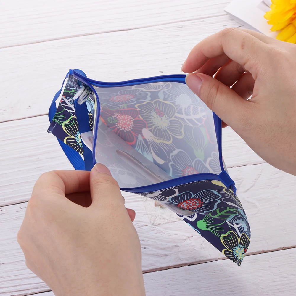 EVA Clamshell Baby Wet Wipe Pouch Wipes Holder Case Flip Cover Snap-Strap Reusable Refillable Bag Portable Tissue Box | Мать и ребенок