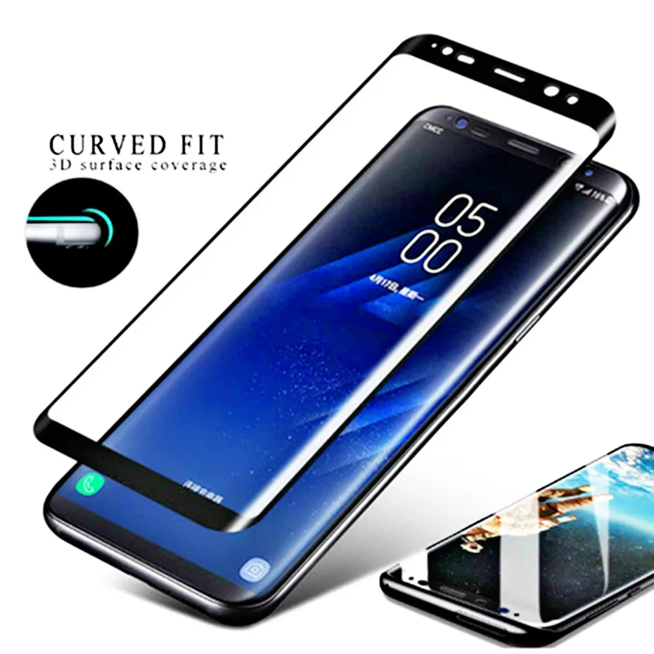 ABAY стекло для samsung Galaxy Note 8 9 полное покрытие протектор экрана S8 S9 Plus защитная