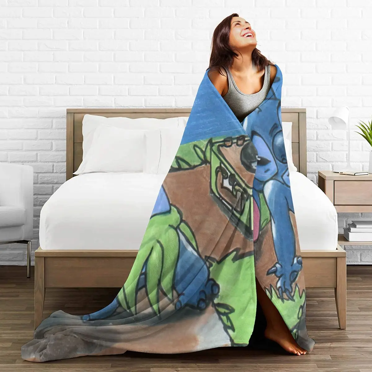

Ultra Soft Sofa Blanket Cover Blanket Cartoon Cartoon Bedding Flannel plied Sofa Bedroom Decor for Children and Adults 278477696