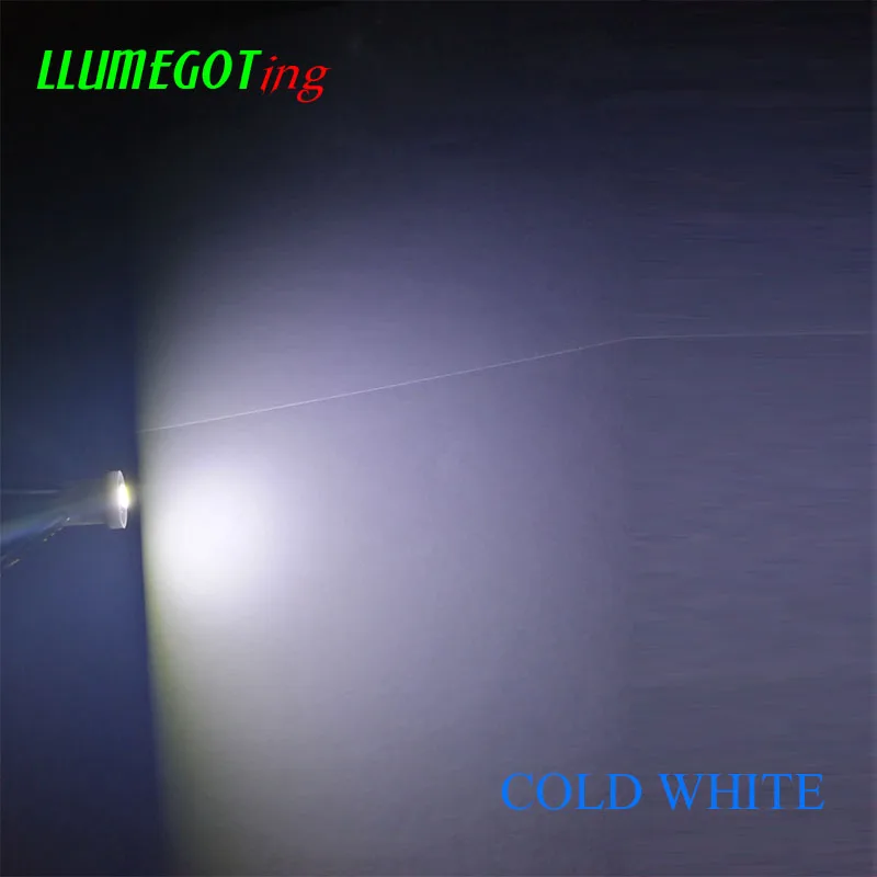 COLD WHITE 100 шт. 194 T10#555 безцокольных 1SMD 5050 6,3 В переменного тока без полярности различных Цвет доступны для Bally игры пинбол машины лампы противотуманных фар - Испускаемый цвет: COLD WHITE