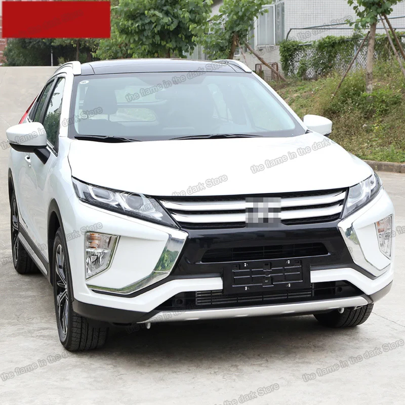 

Lsrtw2017 for Mitsubishi Eclipse Cross Car Front Rear Foglight Cover Trims Decorative Interior Accessories 2018 2019 2020