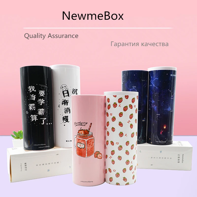 пенал newmebox кот с компьютер зеркало школьный пеналы единорог пинал Фламинго