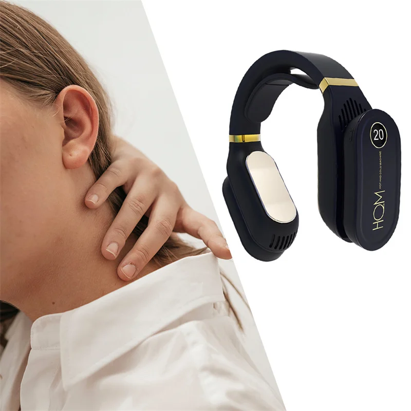 Мини-вентилятор для шеи портативный без пузырьков USB перезаряжаемый улицы