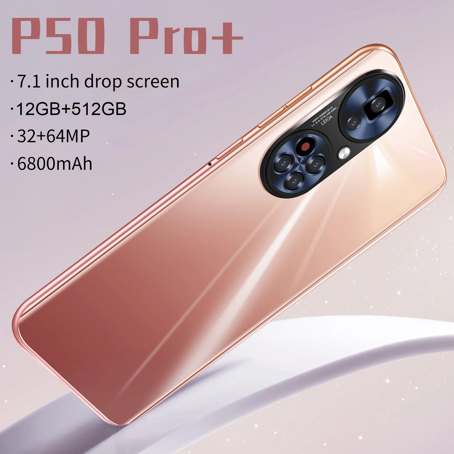 Смартфон глобальная версия P50 Pro + 7 1 дюйма 12 512 ГБ 6800 мА · ч Android|Бамперы| |