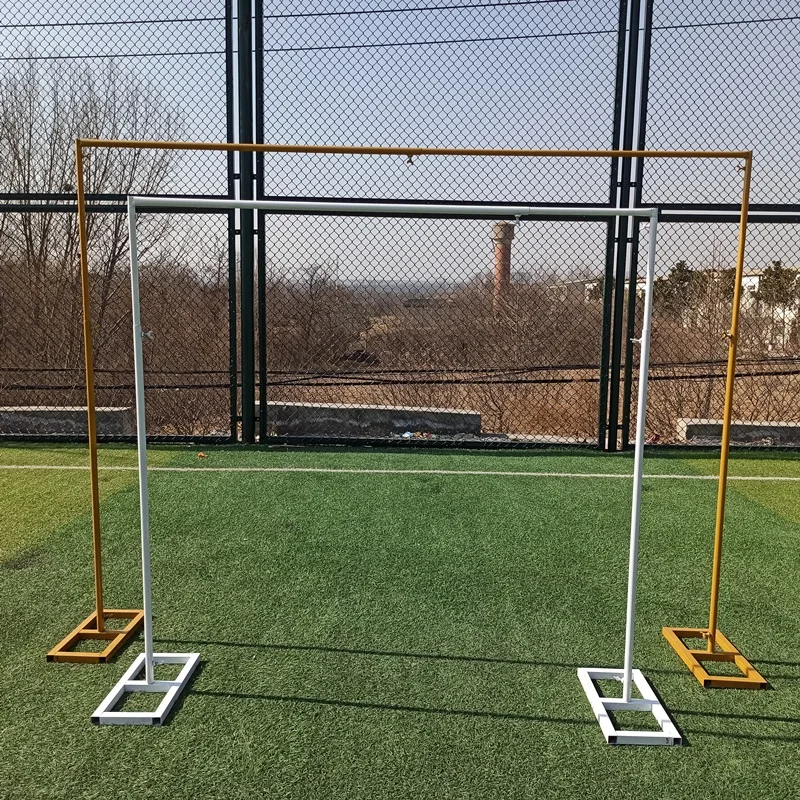 Wedding  Arch  Frame Hexagonal Iron Wedding Iron Square Wedding Birthday Arch Decoration Background Wrought Props Flower