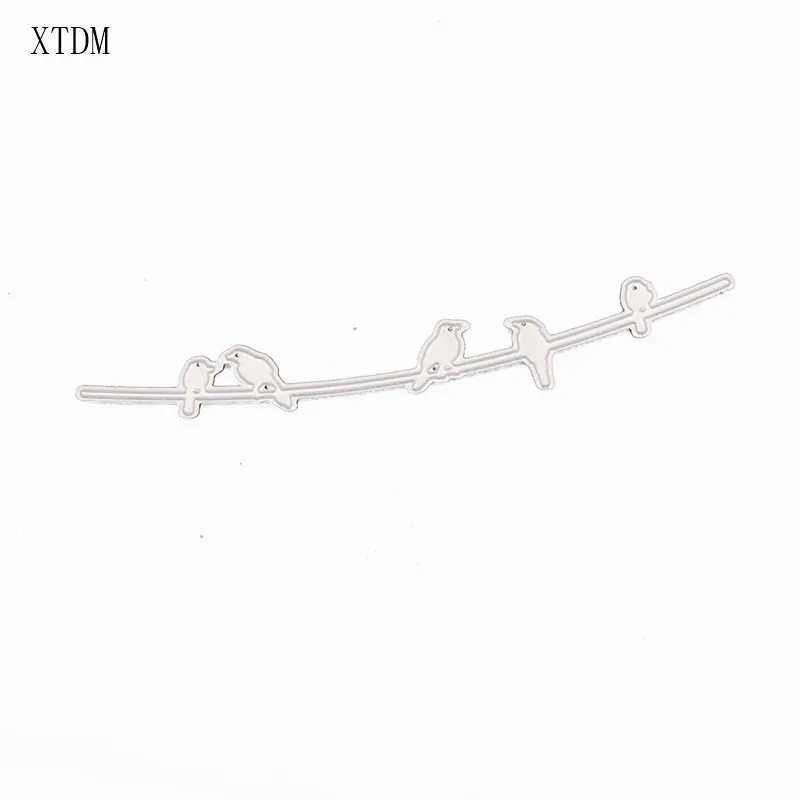 Пресс-формы птица на ветке металлические изделия высечка бумаги/DIY тиснение