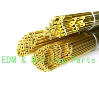 50pcs cnc piece brass drill electrode tubing multi channel edm 2 50 mm od x 400 mm l for edm spark machine mill part