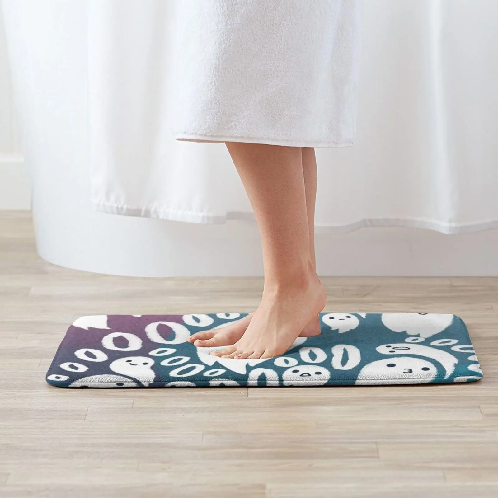 Мягкий Нескользящий Коврик для путешествий Ghosties 597 коврик подушка призраки