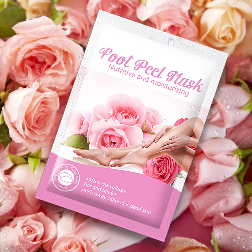 

Feet Exfoliating Foot Masks Pedicure Socks Exfoliation Scrub for Feet Mask Remove Dead Skin Heels Foot Peeling Mask For Foot SPA