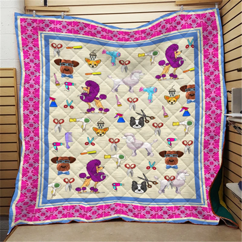 Покрывало для дивана с 3D рисунком животного одеяло дома Королевский размер