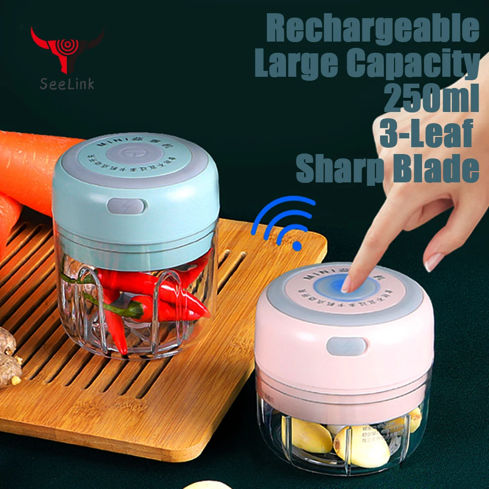 

Rechargeable Electric mixer Vegetable Grinder baby food maker blenderFood Processor Chopper Home Kitchen Blender