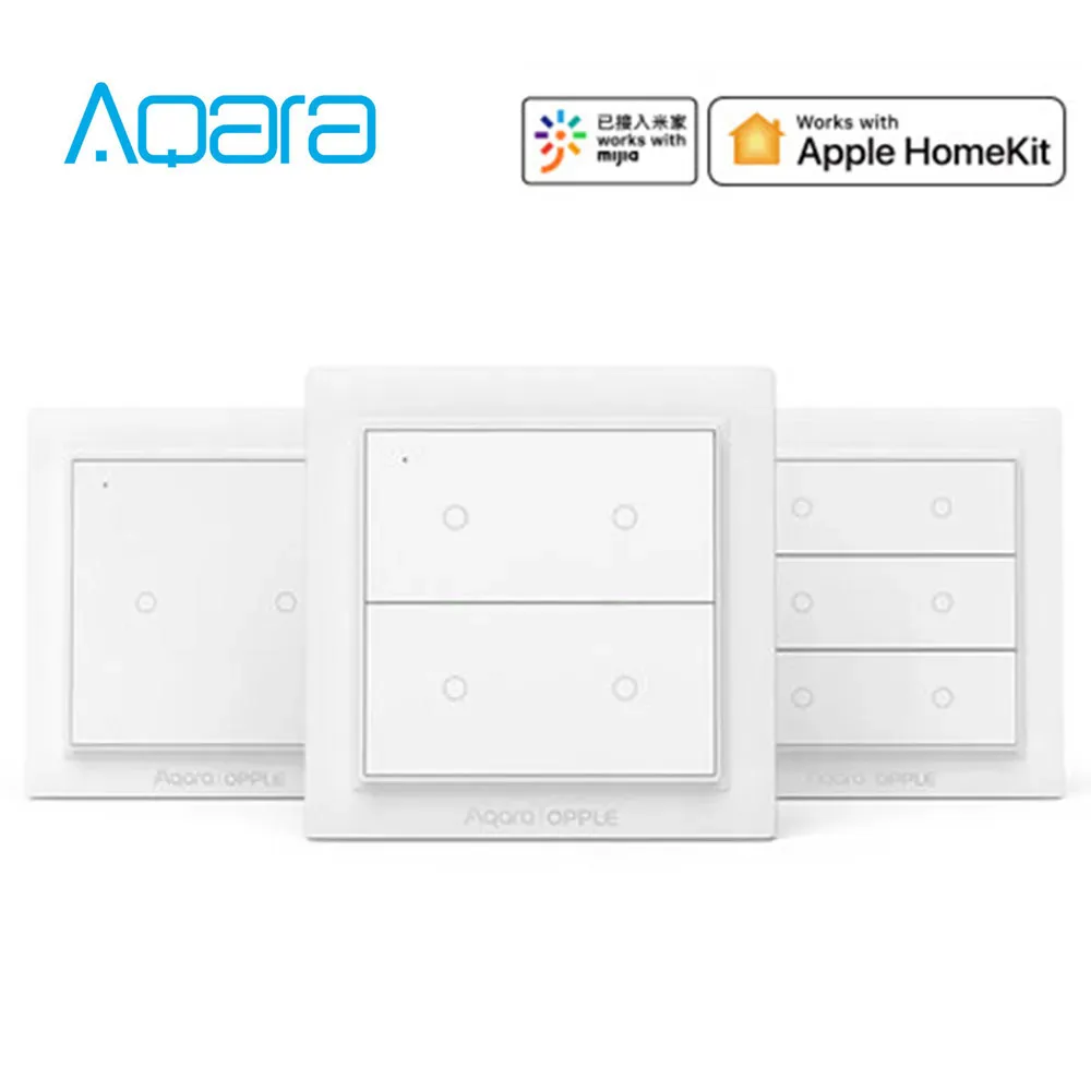 Xiao mi jia Aqara OPPLE Беспроводная международная версия Smart Switch работает с home app для Apple