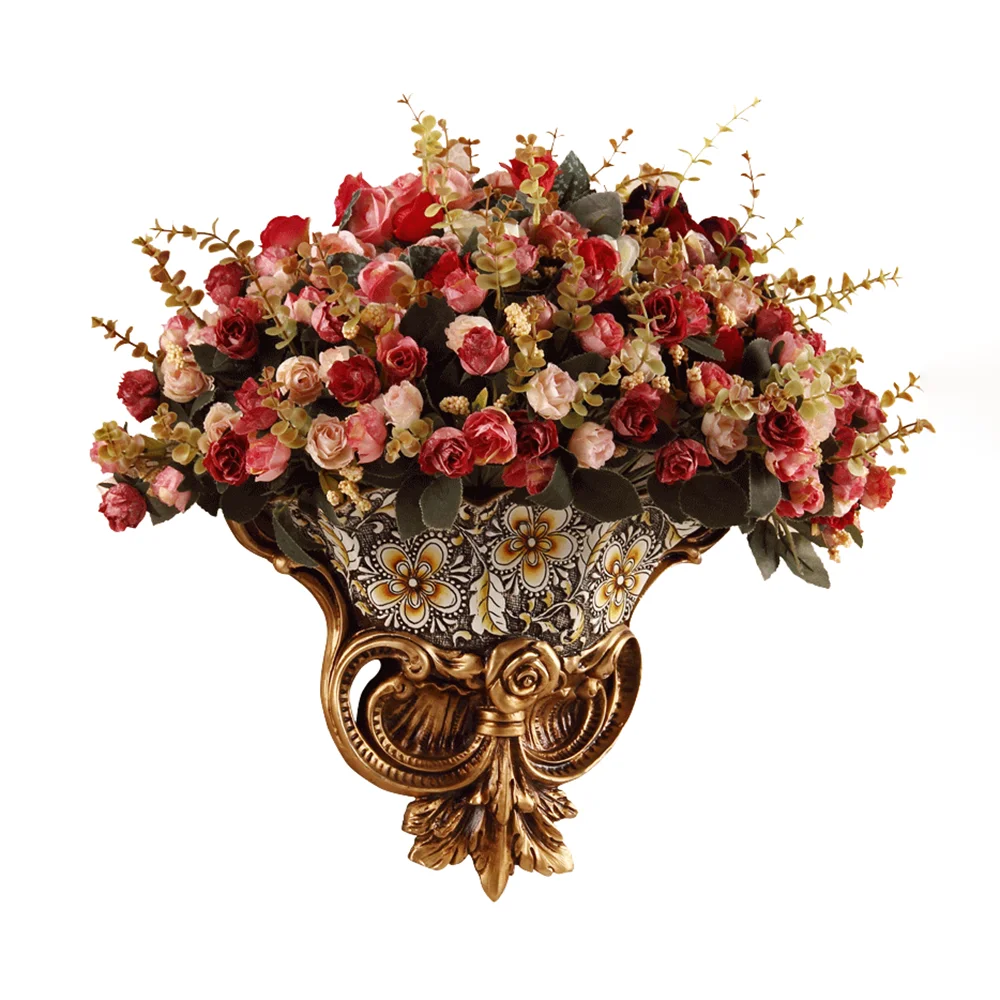 

Nordic Wall Hanging Vase Flower Pot Wall Decoration Luxury Large Vase Mdoern Home Living Room Decoration Accessories Gifts