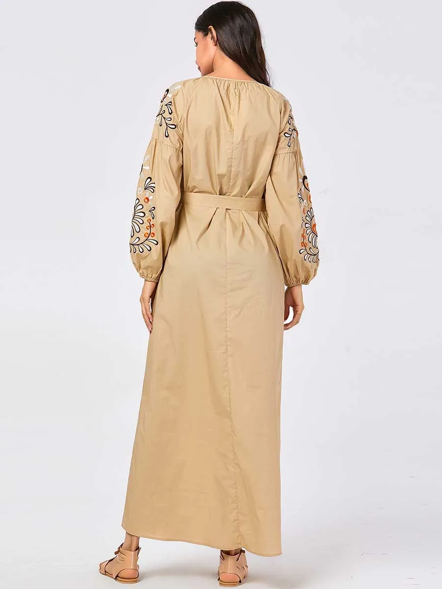 Abaya турецкий марокканский кафтан модное женское платье большого размера с