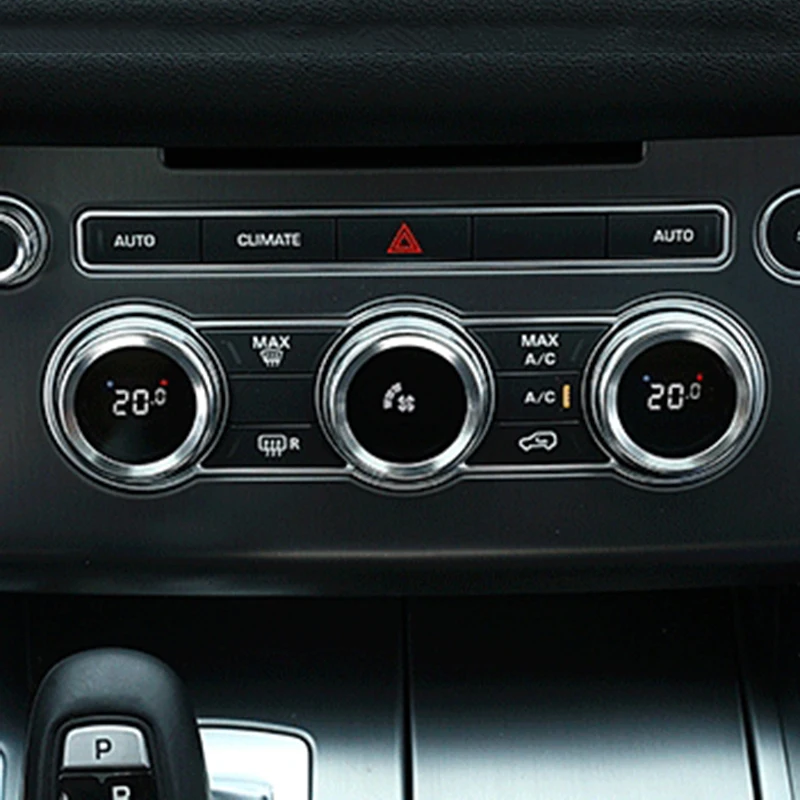 

Air Condition Covers Knob Button Central Trim Volume 4pcs For Land Rover