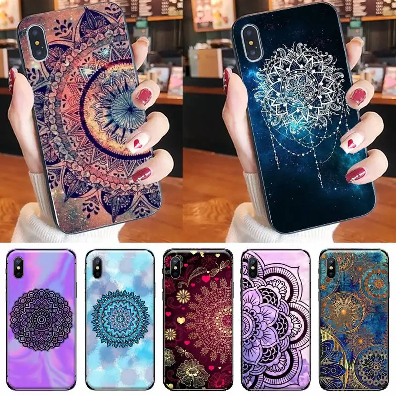 Чехол для телефона Мандала Цветок Бухта iPhone 11 12 pro XS MAX 8 7 6 6S Plus X 5S SE 2020 XR|Бамперы| |
