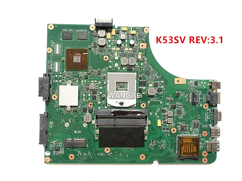 Материнская плата K53SV для ноутбука ASUS K53S A53S K53SJ P53SJ X53S материнская REV 3 1 GT520M 100% ТЕСТ