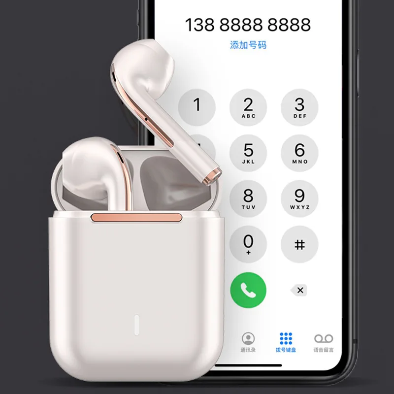 Новый J18 наушники вкладыши Tws Bluetooth Беспроводной Спорт на открытом воздухе True HD