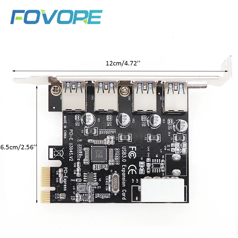 Плата расширения PCI e с 4 портами USB 3 0 адаптер концентратора express PCIe портовый