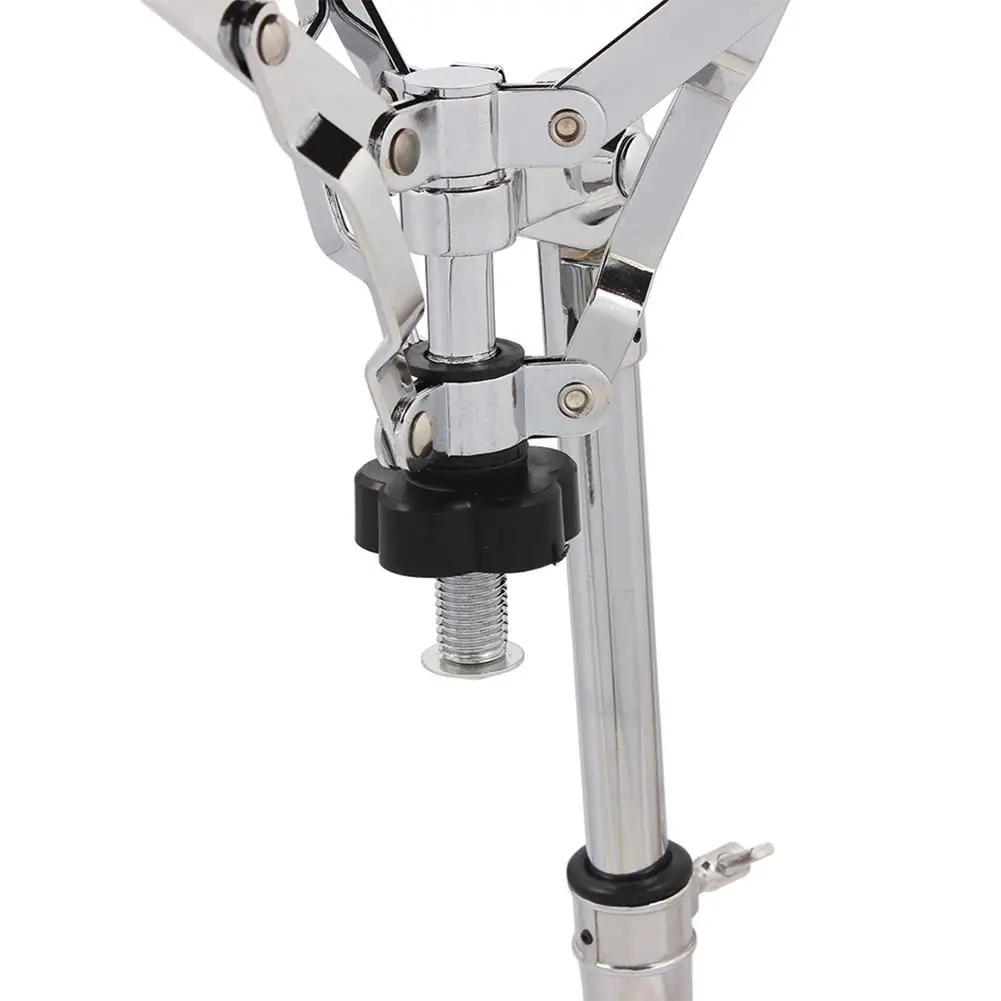 

Chrome Plated Dumb Snare Drum Stand Tripod Optional for Percussion Instruments Parts Practice Training Drum