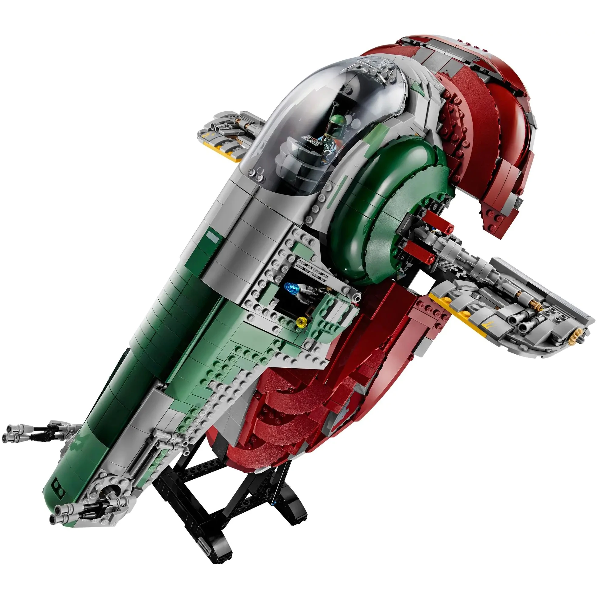 Кубики MOC Ucs вспышка Slave 1 &quotЗвездные войны космический корабль строительные