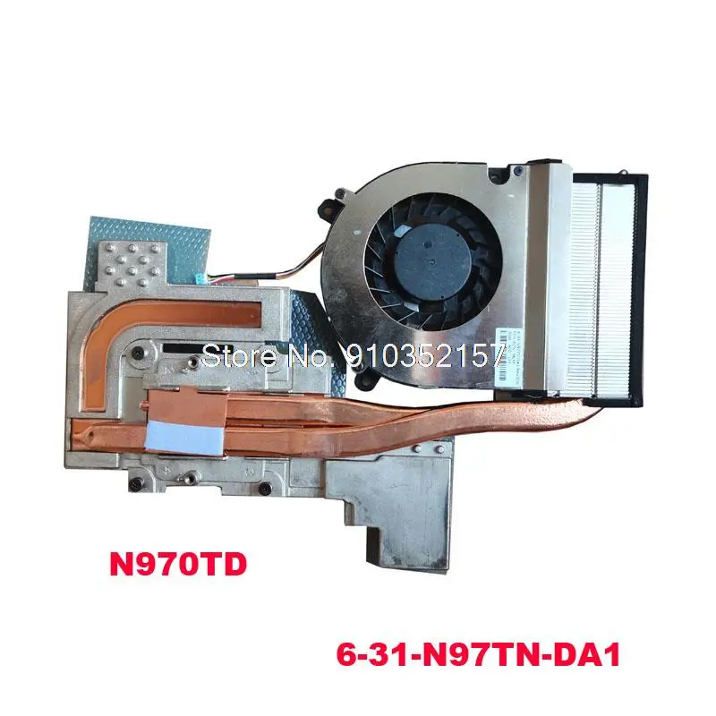 Вентилятор и радиатор для ноутбука DFS601305FQ0T FLGQ VGA GPU CLEVO N970TD N970TC 6-31-N97TN-DA1 | Компьютеры
