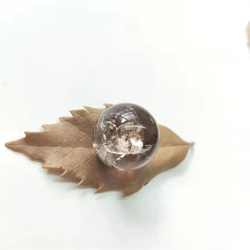 Маленький хрустальный драгоценный камень сфера ремесло Радужный дымчатый