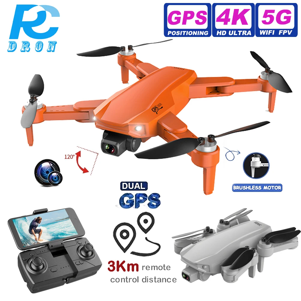 Радиоуправляемый Дрон S608pro GPS 6K двойная камера профессиональный 3 км длинные
