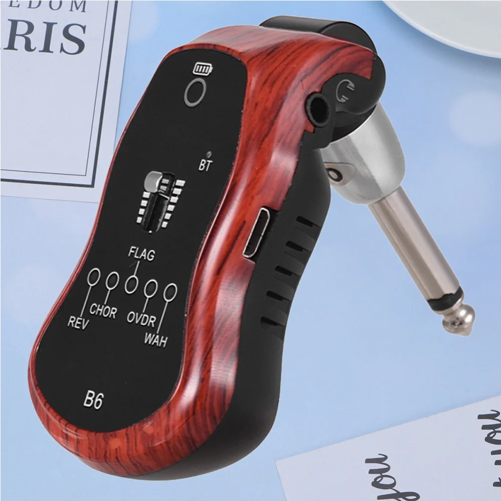 

1PC Guitar Wireless Receiver Transmitter Guitar System Transceiver Wireless Guitar Audio Receiver for Electric Guitars Use (Red)