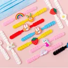 10 шт., маска для лица с героями мультфильмов, крючки для ушей, регулируемая противоскользящая маска для защиты ушей, ушные ручки, Удлинительный ремешок, держатель с пряжкой для детей